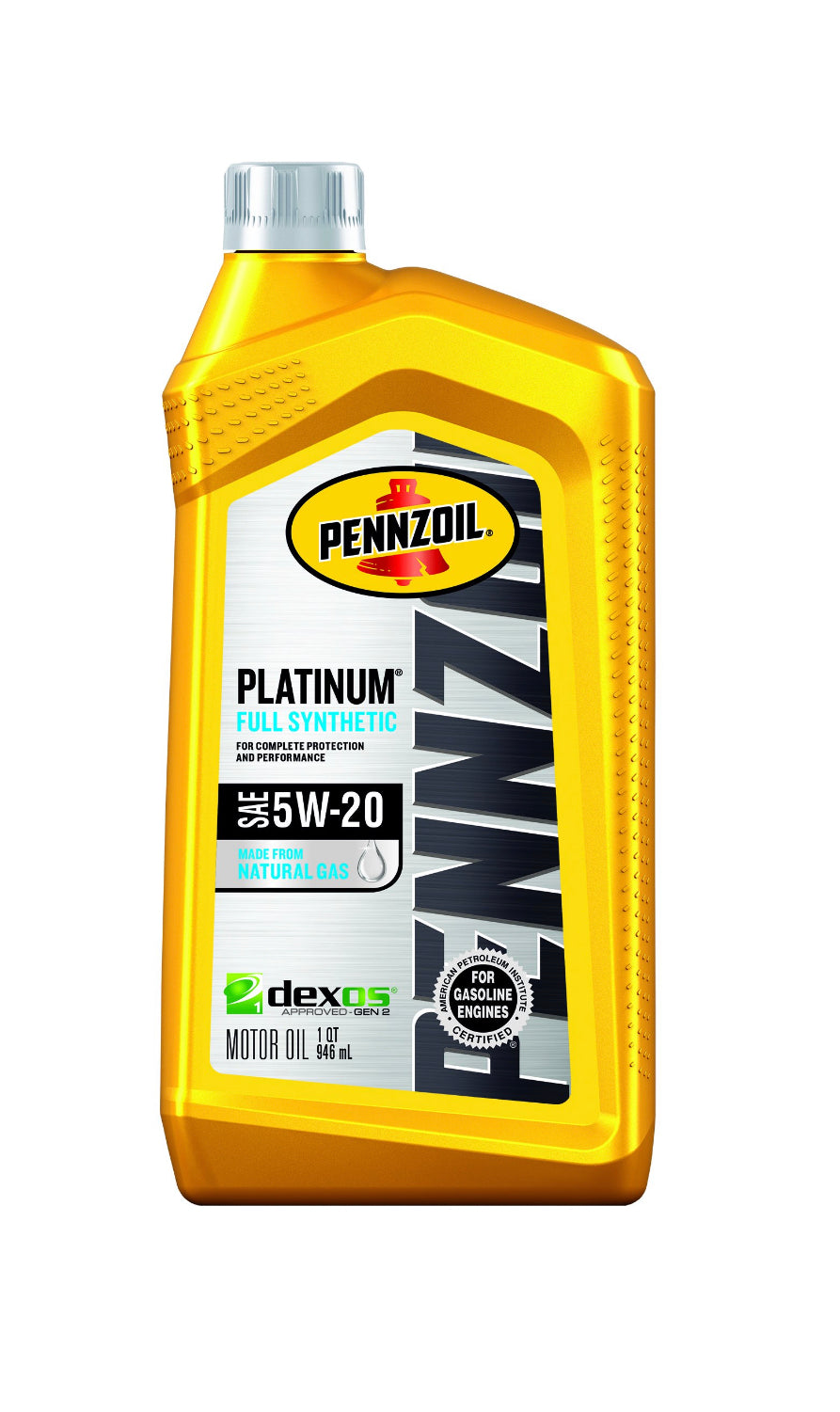 PENNZOIL PLATINUM FULL SYNTHETIC SAE 5W-20 1QT (6 pack)