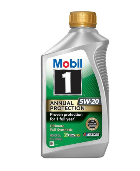 MOBIL 1™ ANNUAL PROTECTION 5W-20  (20k) 6 pack