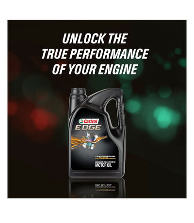 CASTROL EDGE UNLOCK MAXIMUM PERFORMANCE FULL SYNTHETIC SAE 0W-20 1QT (6 pack)