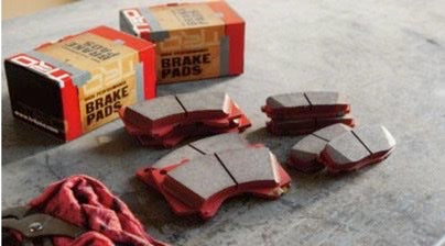 PASTILLAS DE FRENOS TRASERAS TRD Performance - Toyota