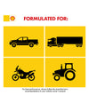 SHELL ROTELLA T6 SYNTHETIC LOWER OIL CONSUMPTION SAE 15W-40 1GAL (3 pack)
