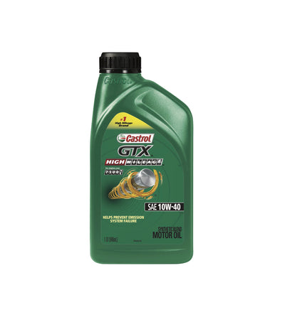 CASTROL GTX HIGH MILEAGE SYNTHETIC BLEND SAE 10W-40 5QT (3 pack)