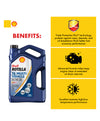 SHELL ROTELLA T6 MULTI-VEHICLE FULL SYNTHETIC SAE 5W-30 1GAL (3 pack)