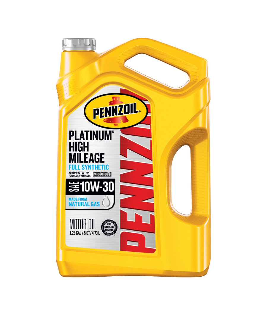 PENNZOIL HIGH MILEAGE FULL SYNTHETIC SAE 10W-30 5QT (3 pack)