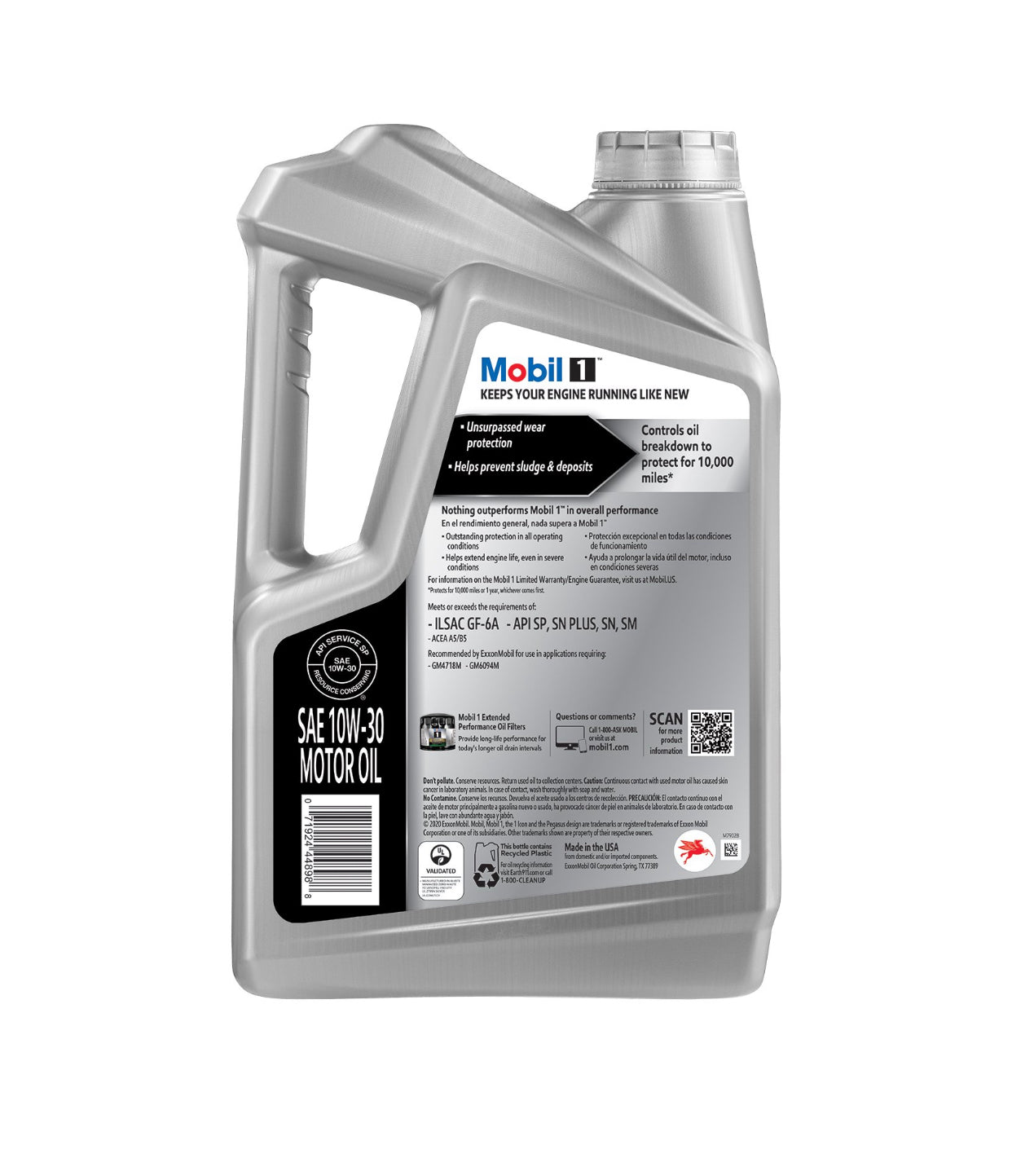 MOBIL 1 KEEPS YOURS ENGINE PROTECTORS 10.000 MILES 10W-30 5QT (3 pack)