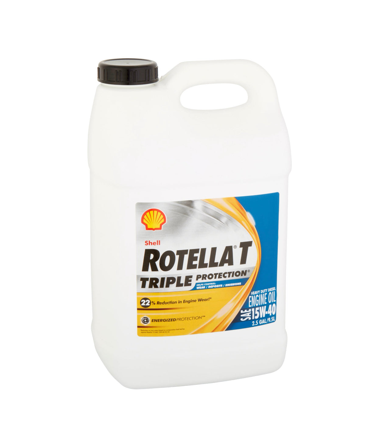 SHELL ROTTELA T4 TRIPLE PROTECTION SAE 15W-40 1GAL (6 pack)