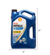 SHELL ROTELLA T6 SYNTHETIC LOWER OIL CONSUMPTION SAE 15W-40 1GAL (3 pack)