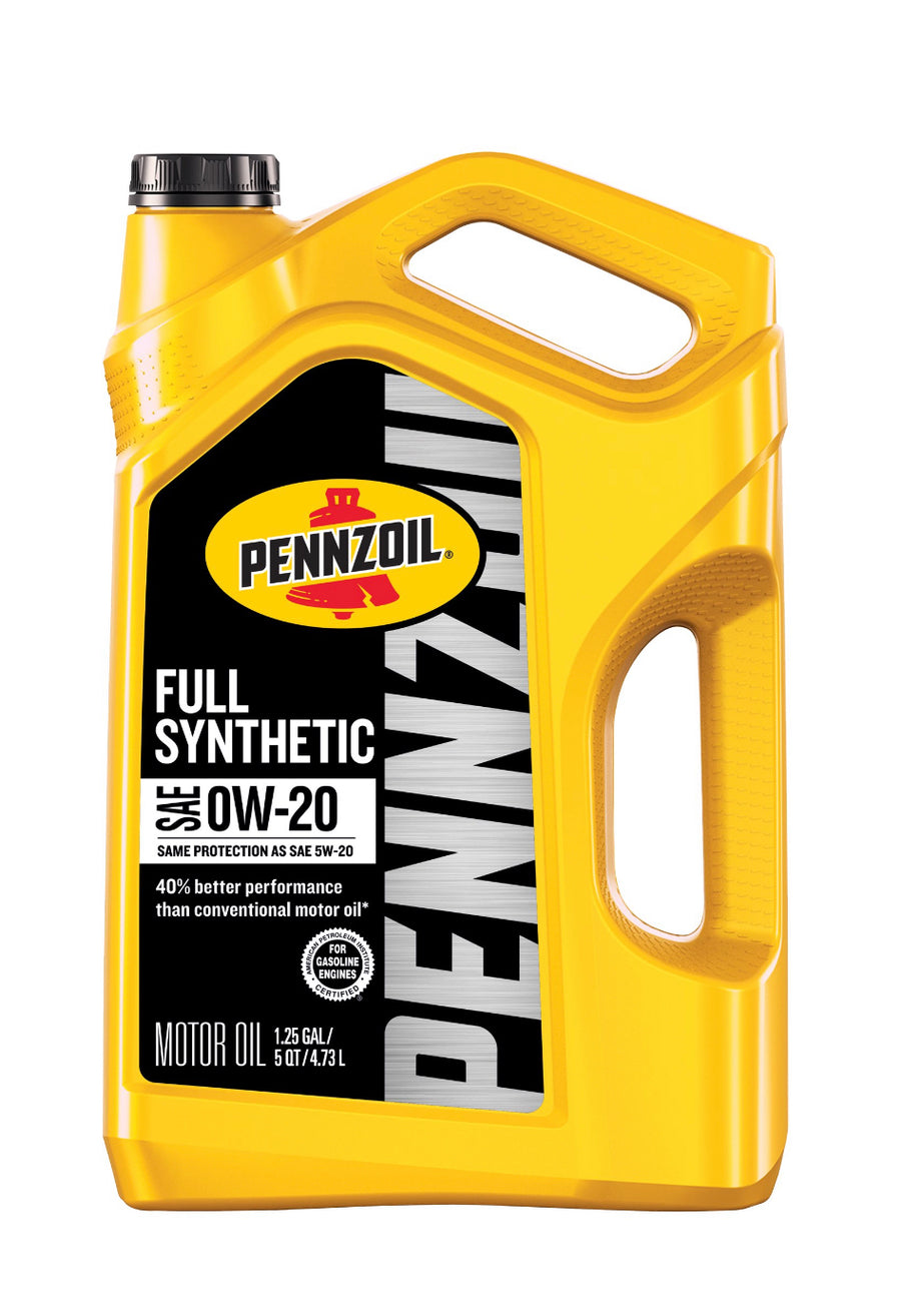 PENNZOIL FULL SYNTHETIC SAE 0W-20 5QT (3 pack)