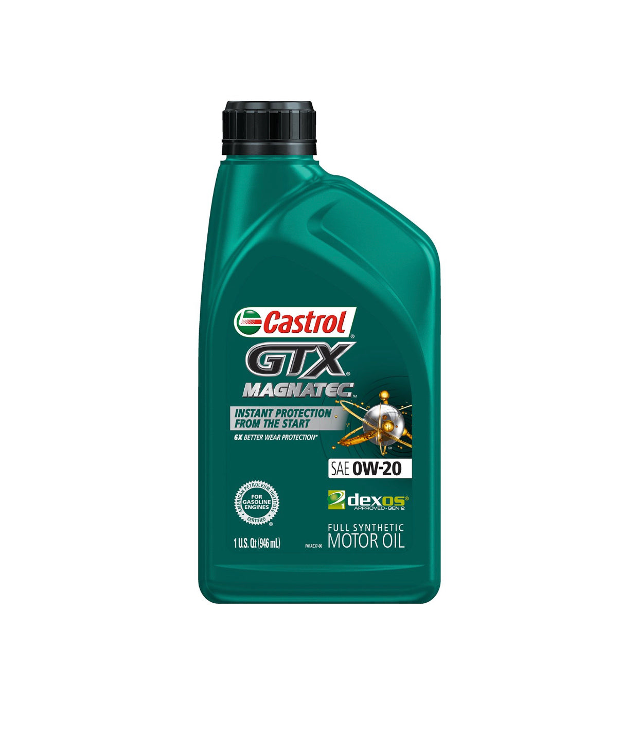 CASTROL GTX MAGNATEC FULL SYNTHETIC SAE 0W-20 1QT (6 pack)