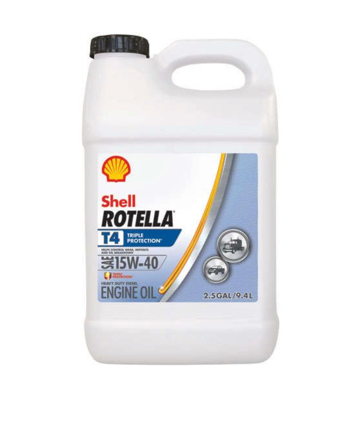 SHELL ROTTELA T4 TRIPLE PROTECTION SAE 15W-40 1GAL (6 pack)