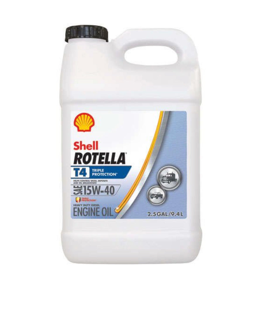 SHELL ROTTELA T4 TRIPLE PROTECTION SAE 15W-40 1GAL (6 pack)