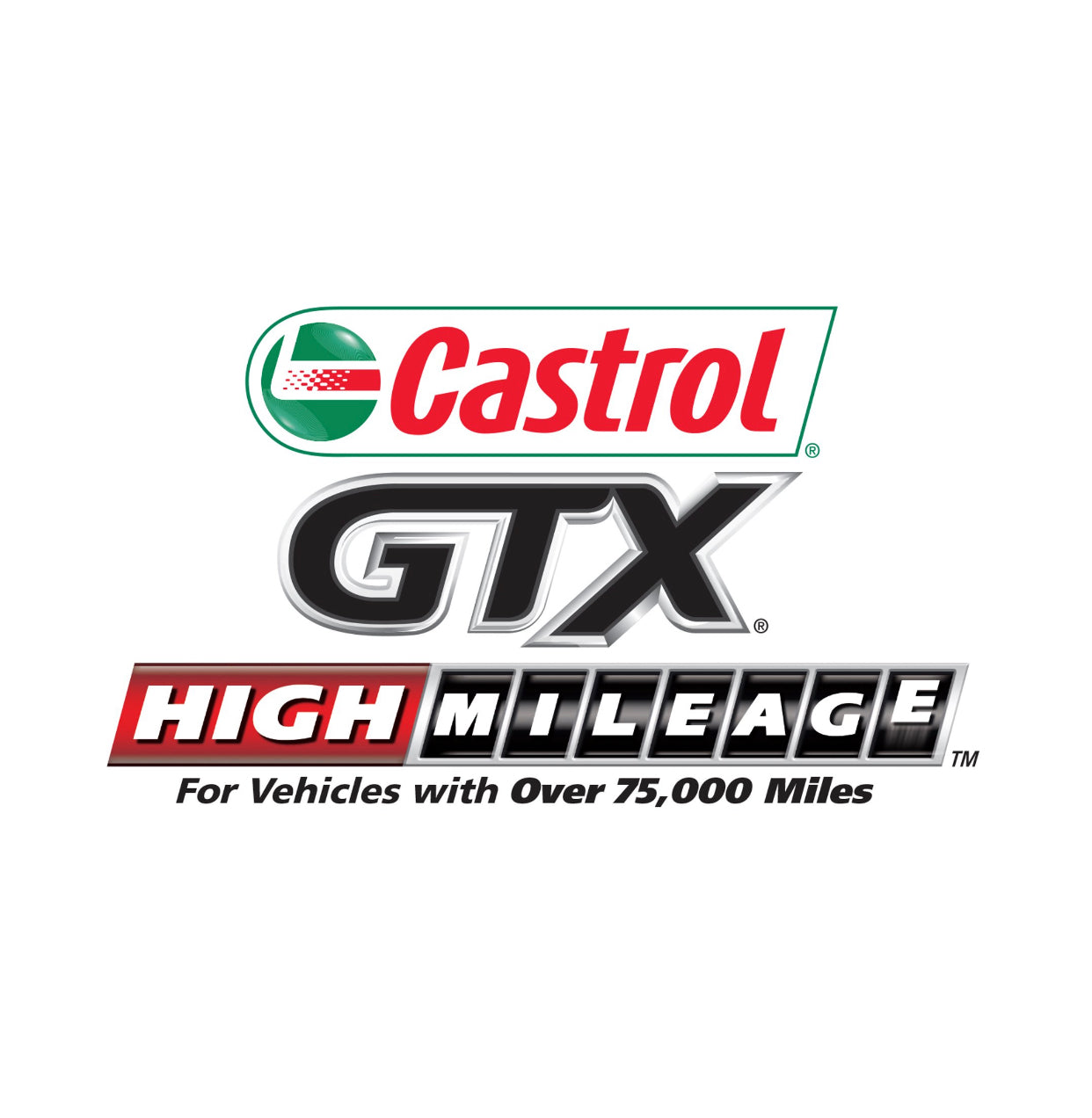 CASTROL GTX HIGH MILEAGE SYNTHETIC BLEND SAE 10W-40 5QT (3 pack)