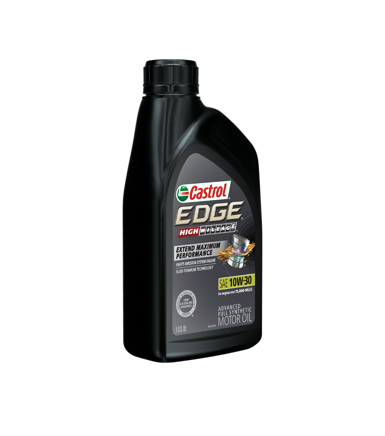 CASTROL EDGE HIGH MILEAGE FULL SYNTHETIC SAE 10W-30 1QT (6 pack)