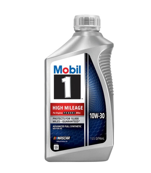 MOBIL 1 HIGH MILEAGE PROTECTORS FOR 10.000 MILE 10W-30 1QT (6 pack