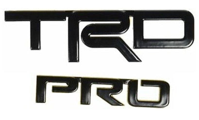 EMBLEMA INSIGNIA EXTERIOR NEGRA TRD - Toyota