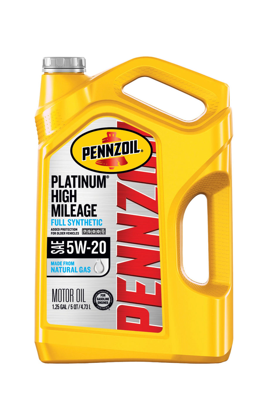 PENNZOIL PLATINUM HIGH MILEAGE SULL SYNTHETIC SAE 5W-20 5QT (3 pack)