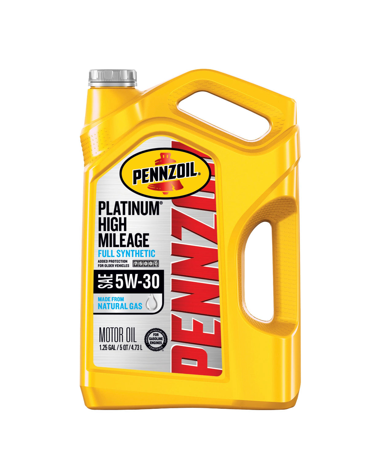 PENNZOIL PLATINUM HIGH MILEAGE FULL SYNTHETIC SAE 5W-30 5QT (3 pack)