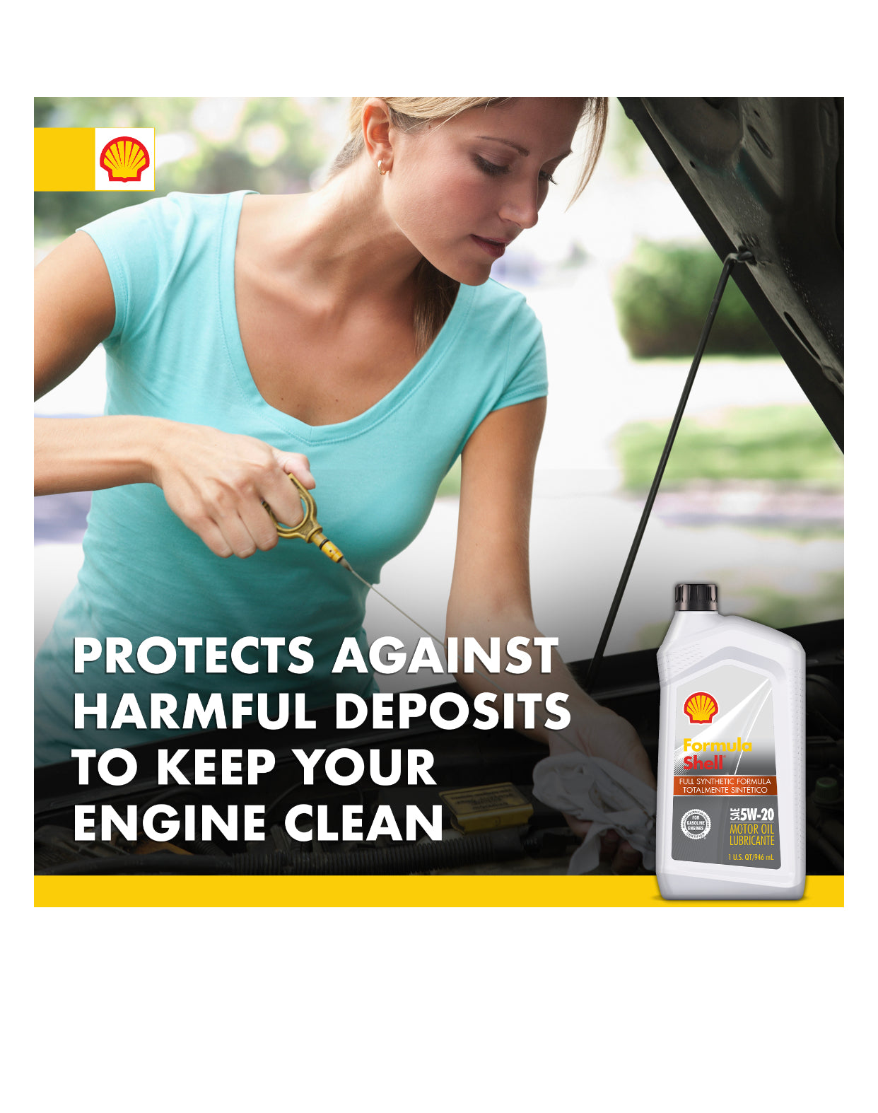 FORMULA SHELL FULL SYNTHETIC SAE 5W-20 1QT (6 pack)