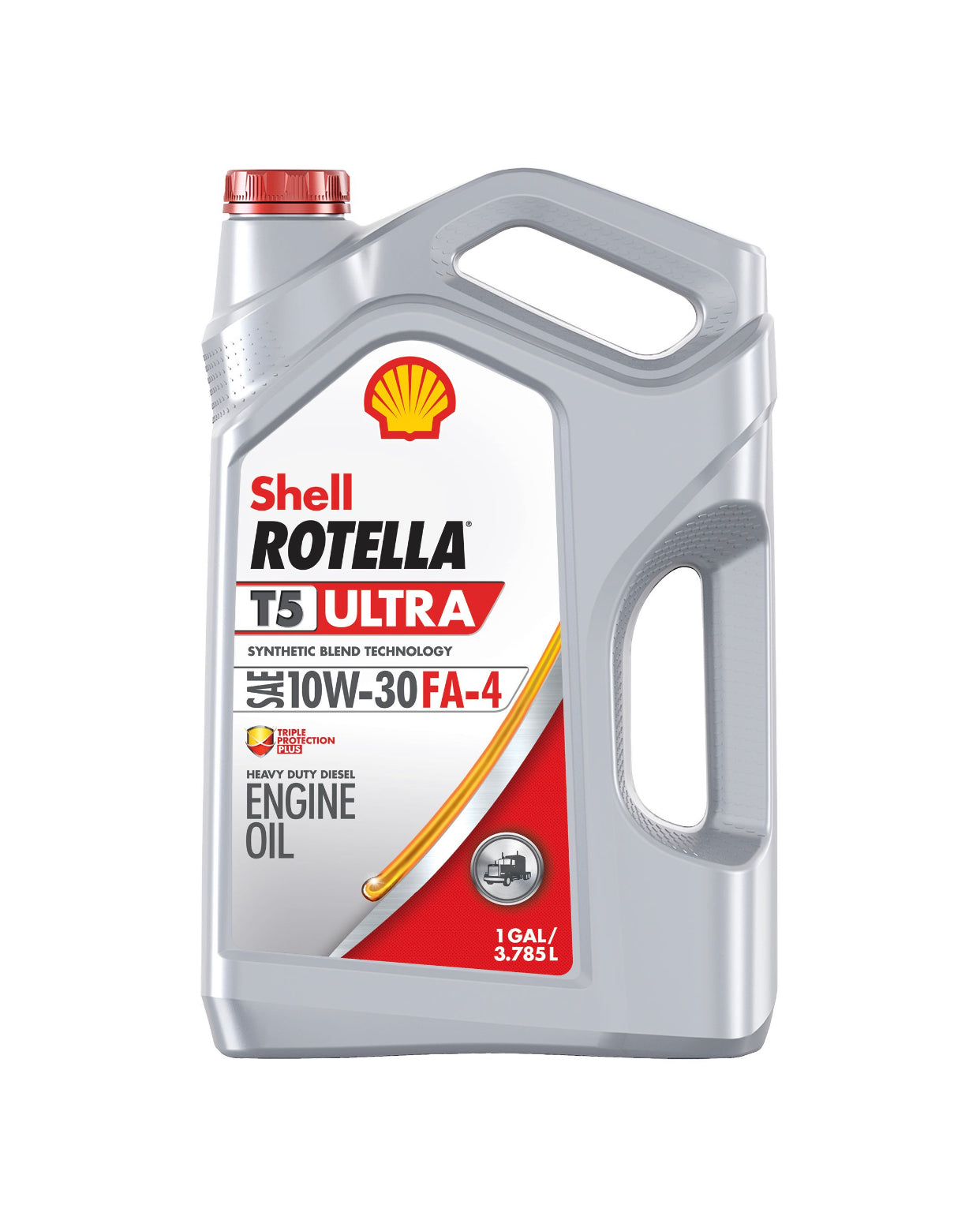 SHELL ROTELLA T5 ULTRA SYNTHETIC BLEND SAE 10W-30 FA-4 1GAL (4 pack)
