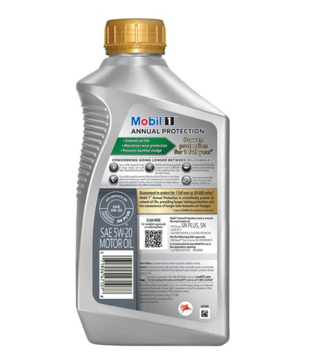 MOBIL 1™ ANNUAL PROTECTION 5W-20  (20k) 6 pack