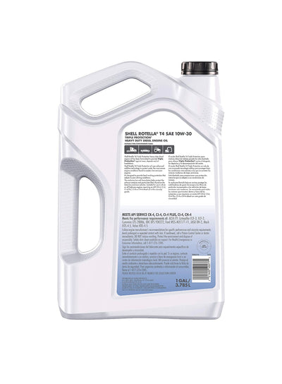 SHELL ROTELLA T4 TRIPLE PROTECTION SAE 10W-30 1GAL (4 pack)