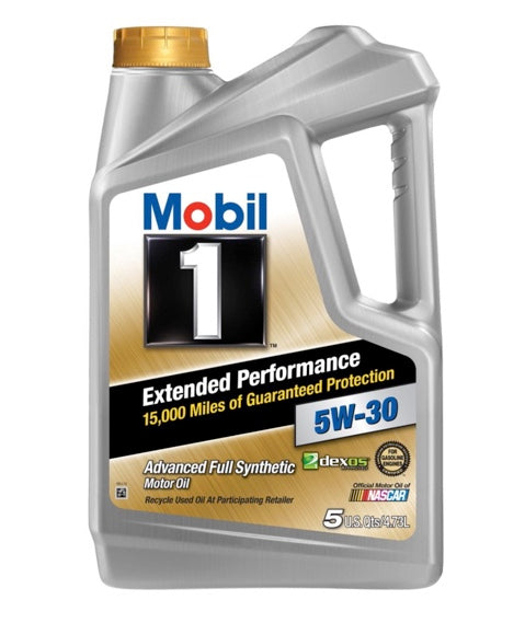 MOBIL 1 EXTENDED PERFORMANCE PROTECTORS FOR 15.000 MILES 5W-30 5QT (3 pack)